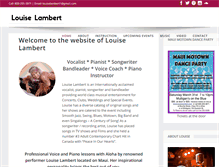 Tablet Screenshot of louiselambert.com